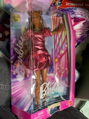 Barbie Deluxe Style Doll - Metallic Pink Dress — Big Savings Outlet Mesa AZ