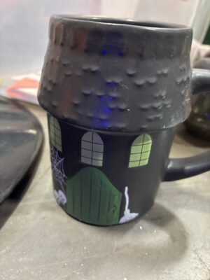 Hy-Vee Halloween Haunted House Ceramic Mug — Big Savings Outlet Mesa AZ