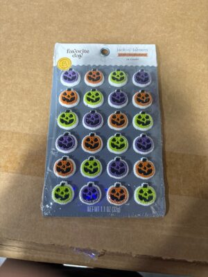 Jack-o-Lanterns Candy Decoration - 1.1oz/24ct - Halloween - Favorite Day™ — Big Savings Outlet Mesa AZ