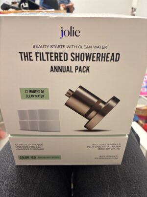 Jolie The Filtered Showerhead Annual Pack - Brushed Steel — Big Savings Outlet Mesa AZ
