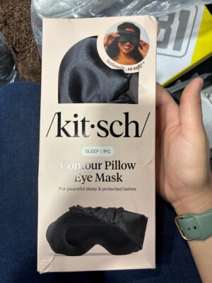 Kitsch Contour Pillow Eye Mask for Lashes - Black — Big Savings Outlet Mesa AZ