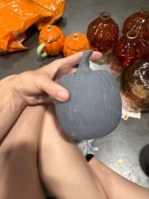 Large Terracotta Pumpkins Gray - Bullseye's Playground™ — Big Savings Outlet Mesa AZ
