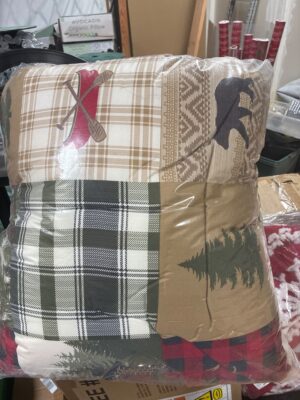 Lodge Patchwork Reversible Comforter Set — Big Savings Outlet Mesa AZ