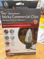 Max PRO / Simple Living Max PRO "Anywhere" Sticky Commercial Clips Ultimate Outdoor Adhesive (15 Clips) — Big Savings Outlet Mesa AZ