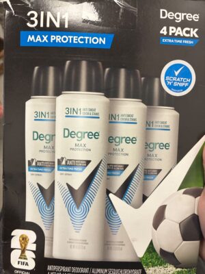 Degree Men 3-in-1 Max Protection Extra Fresh Antiperspirant Dry Spray, — Big Savings Outlet Mesa AZ