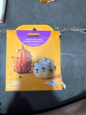 Mondo Llama Create-Your-Own Pumpkin String Art Kit with Glow-in-the-Dark String — Big Savings Outlet Mesa AZ