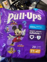 Pull-Ups Boys' Potty Training Pants - Size 3T-4T - 20ct: Wetness Indicator, Hypoallergenic, Elastic Stretch Sides, Paraben-Free — Big Saving