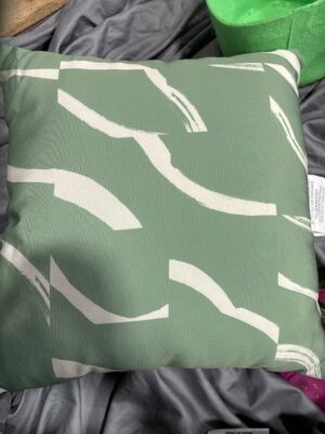 Room Essentials Printed Decorative Throw Pillow - Green/White — Big Savings Outlet Mesa AZ