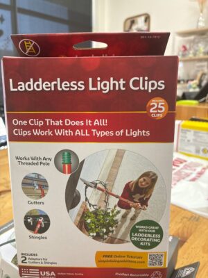 Simple Living Solutions Ladderless Light Clips - 25 Count — Big Savings Outlet Mesa AZ