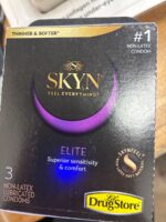 SKYN Elite Non-Latex Lubricated Condoms, 3 Count — Big Savings Outlet Mesa AZ