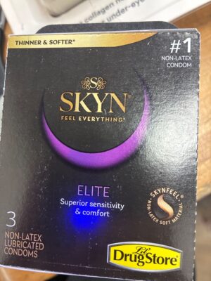 SKYN Elite Non-Latex Lubricated Condoms, 3 Count — Big Savings Outlet Mesa AZ