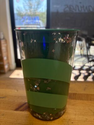 Slant Collections 16oz Double Wall Tumbler with Stars, Green — Big Savings Outlet Mesa AZ