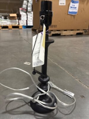 Small Stick Lamp Base Black - Threshold™: ETL Listed, Metal, LED Compatible — Big Savings Outlet Mesa AZ