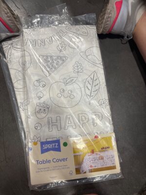 Spritz Thanksgiving Color-Your-Own Table Cover — Big Savings Outlet Mesa AZ