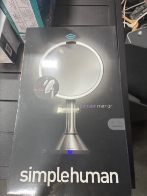 simplehuman Sensor Mirror Hi-Fi with Tru-Lux Light System, 5x/10x Magnification — Big Savings Outlet Mesa AZ
