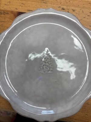 Hearth & Hand with Magnolia Scalloped Edge Appetizer Plate with Embossed Tree — Big Savings Outlet Mesa AZ