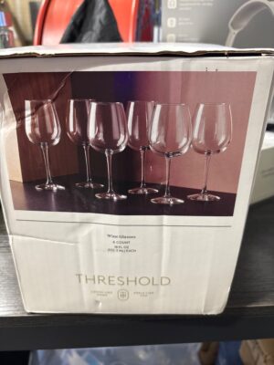 Threshold 18oz Hutton Wine Glasses - Set of 6 — Big Savings Outlet Mesa AZ