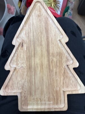 Threshold Wood Christmas Tree Serving Board — Big Savings Outlet Mesa AZ