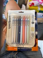 uniball Zento Retractable Liquid Gel Pens 0.7mm Medium Point Black Ink Harmony Barrel Colors 8 Count — Big Savings Outlet Mesa AZ