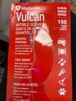 Vulcan Tools Medicom Vulcan Nitrile Gloves Latex-Free General Purpose Indigo Color 150ct MD — Big Savings Outlet Mesa AZ