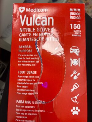 Vulcan Tools Medicom Vulcan Nitrile Gloves Latex-Free General Purpose Indigo Color 150ct MD — Big Savings Outlet Mesa AZ