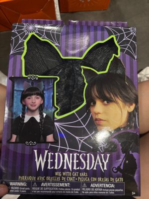 Wednesday Series Wig and Cat Ears: TV Costume Wigs, Polyester Accessory — Big Savings Outlet Mesa AZ