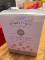 Wondershop 20 LED Candy Cane Dewdrop Lights, Warm White — Big Savings Outlet Mesa AZ