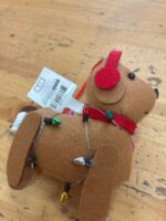 Wondershop Felt Dog Christmas Ornament with Earmuffs and Lights — Big Savings Outlet Mesa AZ
