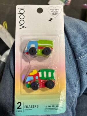 Yoobi 2-Pack Truck Erasers — Big Savings Outlet Mesa AZ