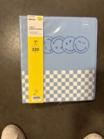 Yoobi SmileyWorld 1" 3 Ring Binder Printed Blue Smiley Checker, School Supplies — Big Savings Outlet Mesa AZ