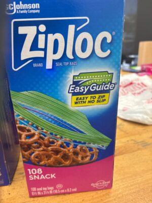 Ziploc EasyGuide Snack Bags, 108 Count — Big Savings Outlet Mesa AZ