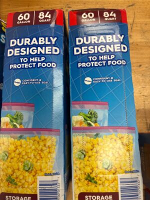 Ziploc Slider Storage Bags Quart 84 count — Big Savings Outlet Mesa AZ