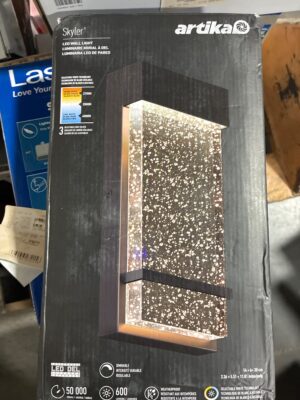 Artika Skyler Integrated LED CCT Outdoor Wall Light Black — Big Savings Outlet Mesa AZ