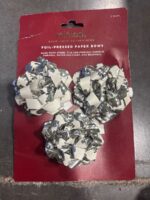 Minted Foil-Pressed Paper Bows - Frosted Trees (Set of 3) — Big Savings Outlet Mesa AZ
