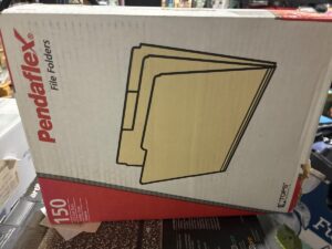 NEW Pendaflex Essentials File Folders Letter Size 1/3 Cut Manila 150/Pk - 217735 — Big Savings Outlet Mesa AZ