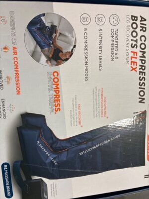 Sharper Image Air Compression Boots Flex Leg Recovery System, Small/Medium Small/Medium — Big Savings Outlet Mesa AZ